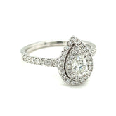 Double Halo Engagement Ring